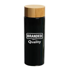 11.5 Oz. Volay Bottles With Bamboo Lid (Q553811)
