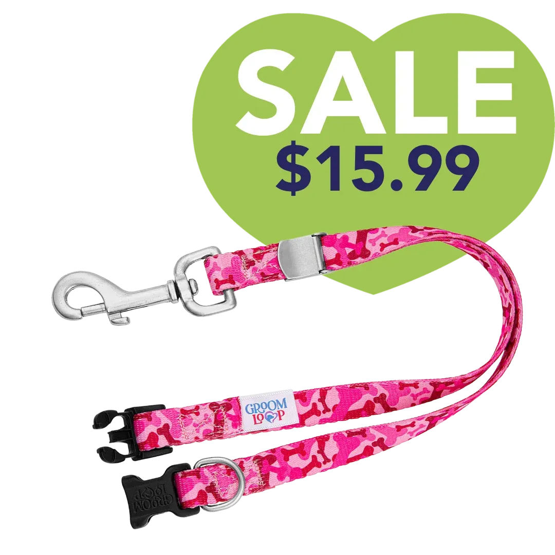24" Polyester Loop Pink Bone Camo by Groom Loop