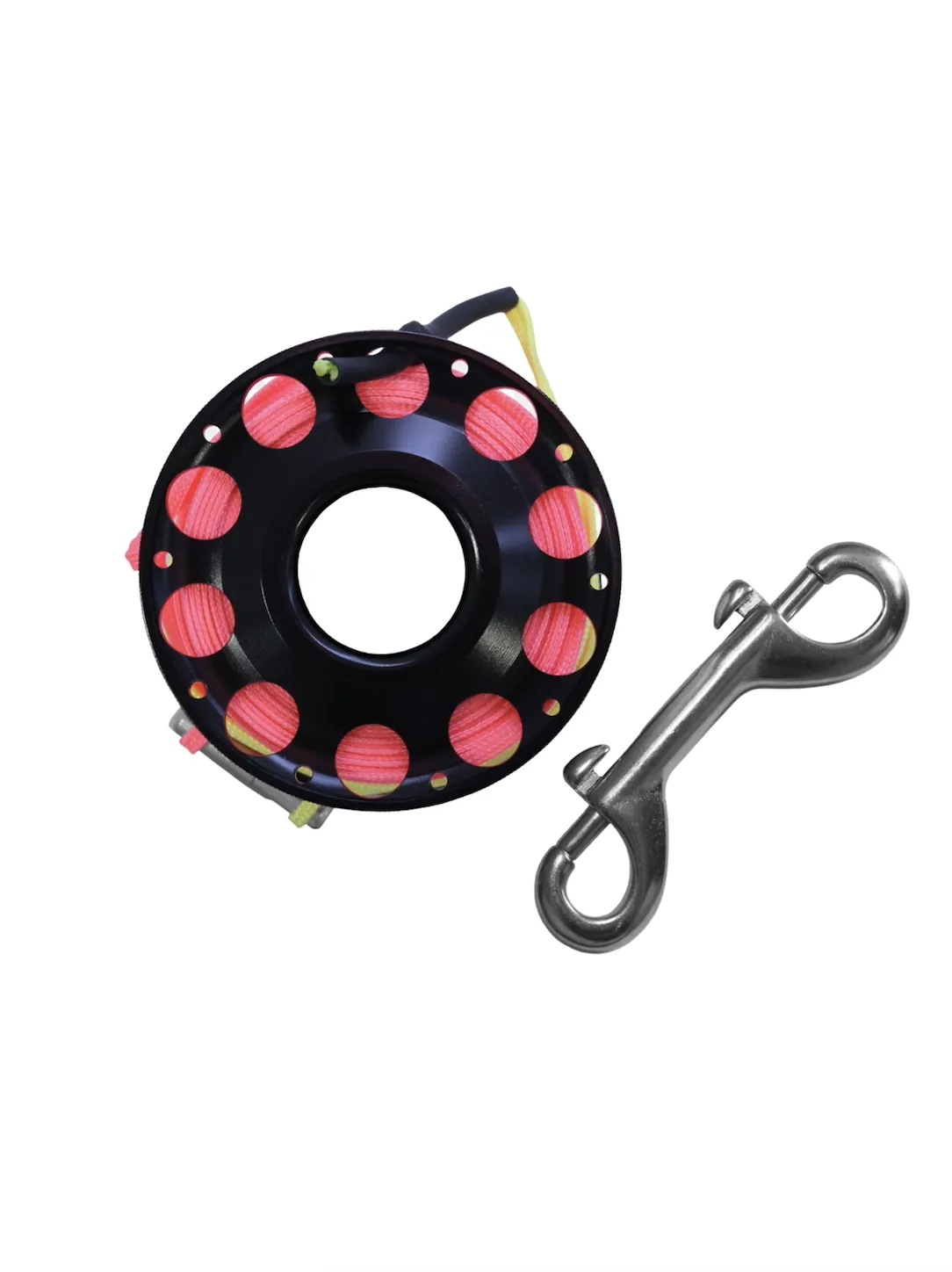 25m Aluminium Reel with SS Clip & Swivel
