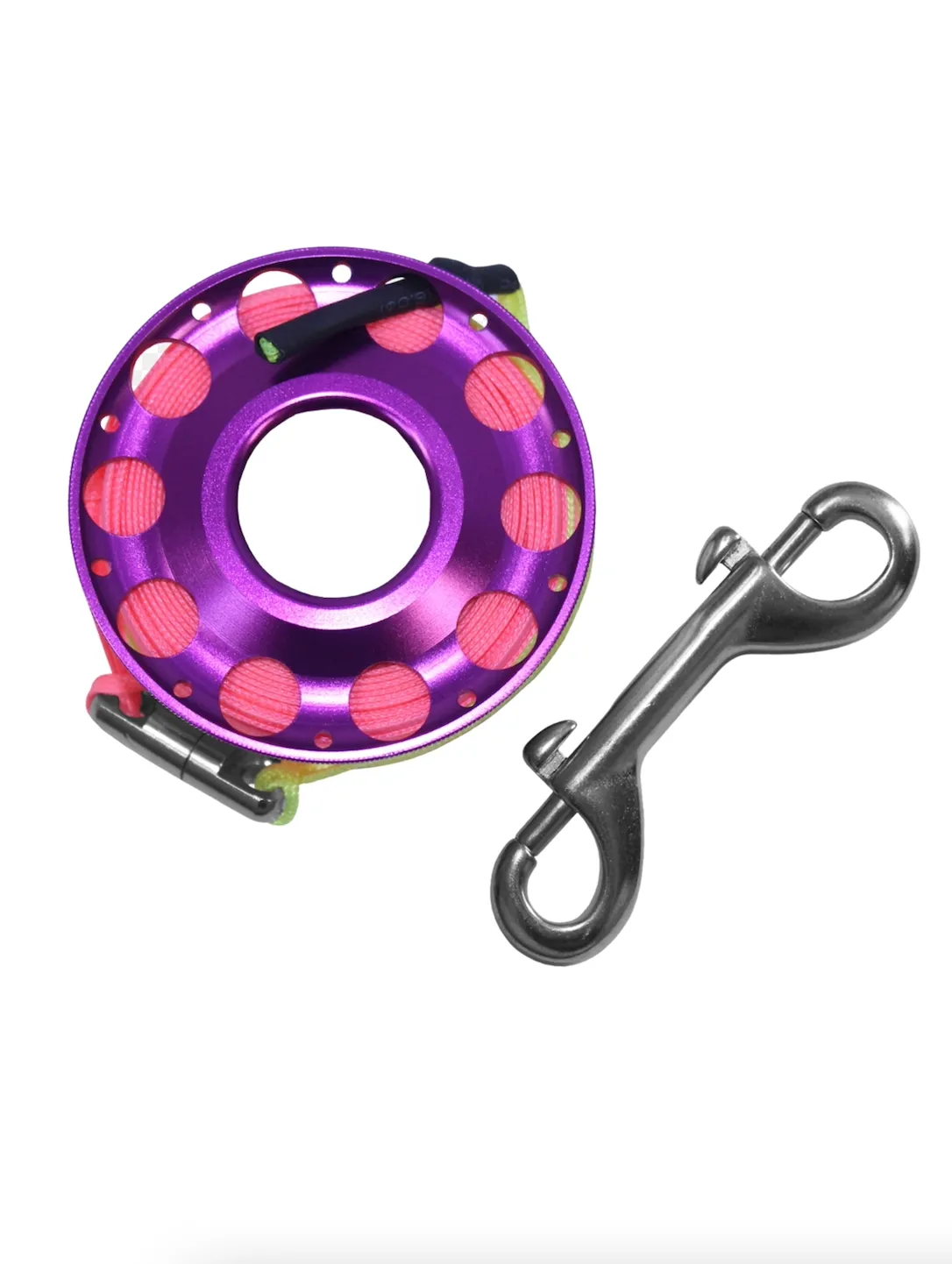 25m Aluminium Reel with SS Clip & Swivel