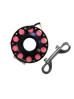 25m Aluminium Reel with SS Clip & Swivel