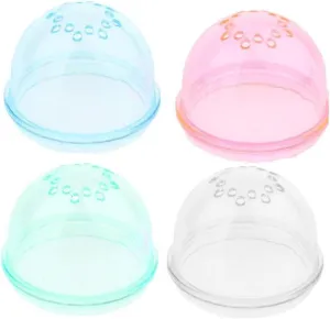 4pcs Hamster Tunnel External Tube Stopper Plug End Cap DIY Cage Baffle Accessories