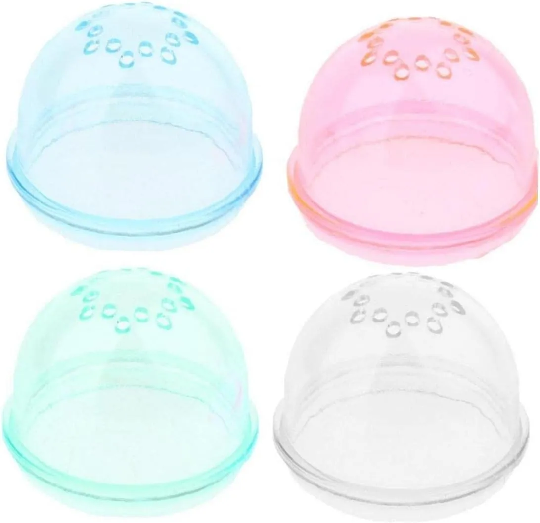 4pcs Hamster Tunnel External Tube Stopper Plug End Cap DIY Cage Baffle Accessories