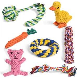 7 Pcs Cute Chew Toy Set for Pets-Wholesale