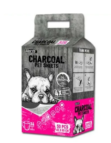 Absorb Charcoal Plus Pet Sheets (3 Sizes)