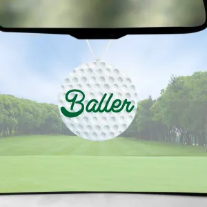 Baller Re-Scentable Car Freshener
