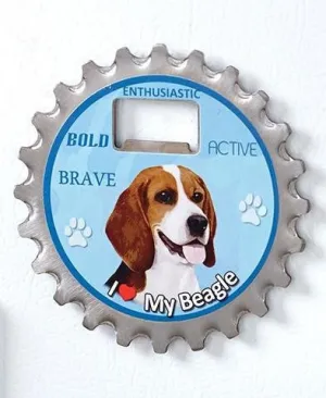 Bottle Ninja - 3 in 1 Coaster/Bottle Opener/ Magnet - Beagle SALE