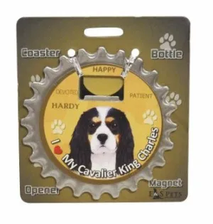 Bottle Ninja 3 in 1 Coaster/Bottle Opener/Magnet - Cavalier, tri SALE