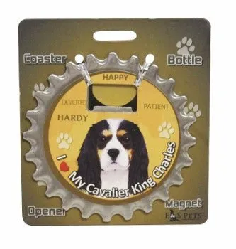 Bottle Ninja 3 in 1 Coaster/Bottle Opener/Magnet - Cavalier, tri SALE