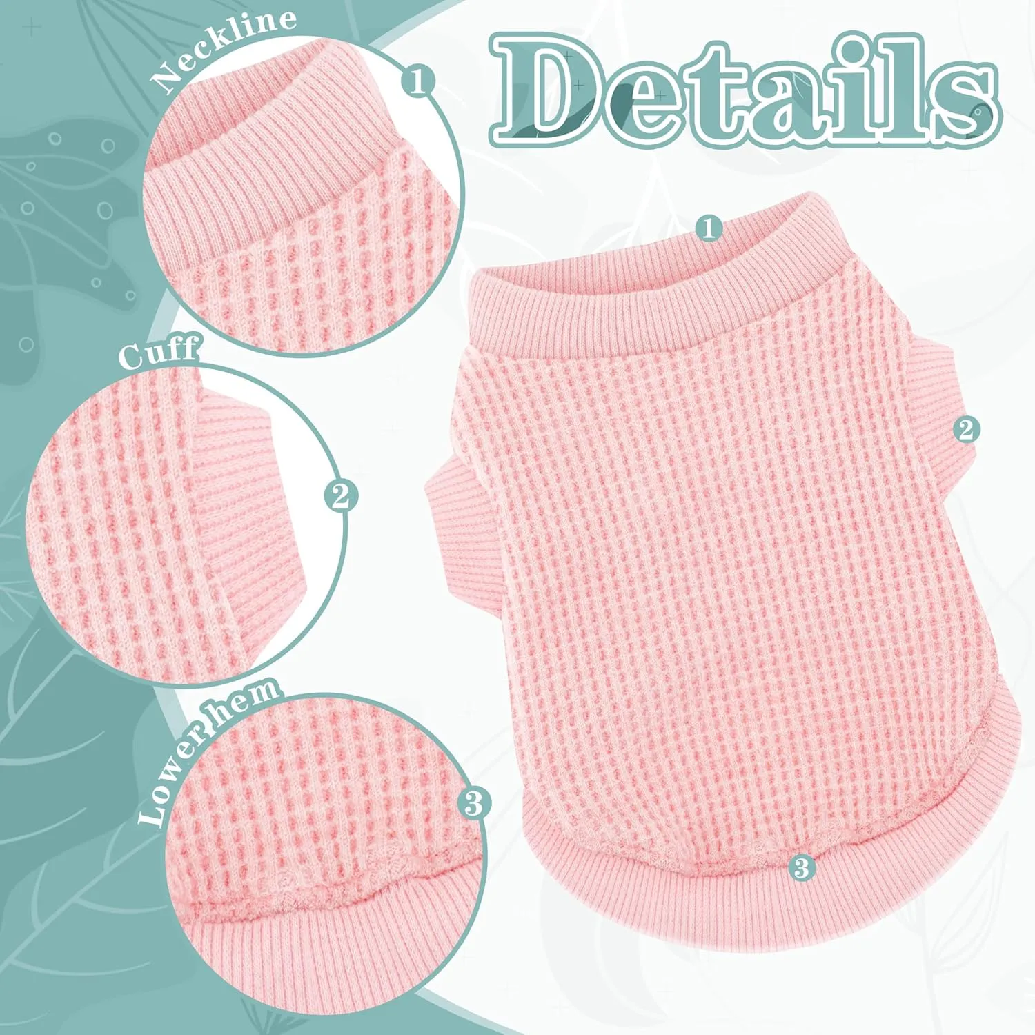 Cozy and Functional Dog Shirts for Small Puppies: Stretchable Pink Attire with Easy-On Design, Ideal for Chihuahuas and Yorkies - Enhance Comfort and Playfulness on Chill Days Medium
