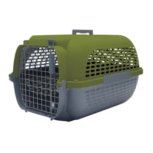 Dogit Voyageur Dog Carrier - Khaki/Charcoal - XLarge (26.9 in x 18.7 in x 17 in)