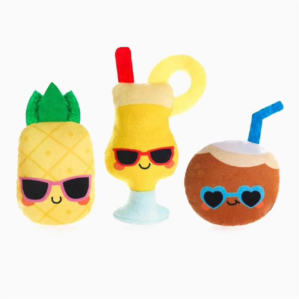 Food Party -Pina Colada Dog Plush Toy