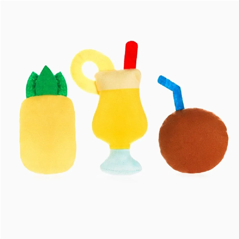 Food Party -Pina Colada Dog Plush Toy