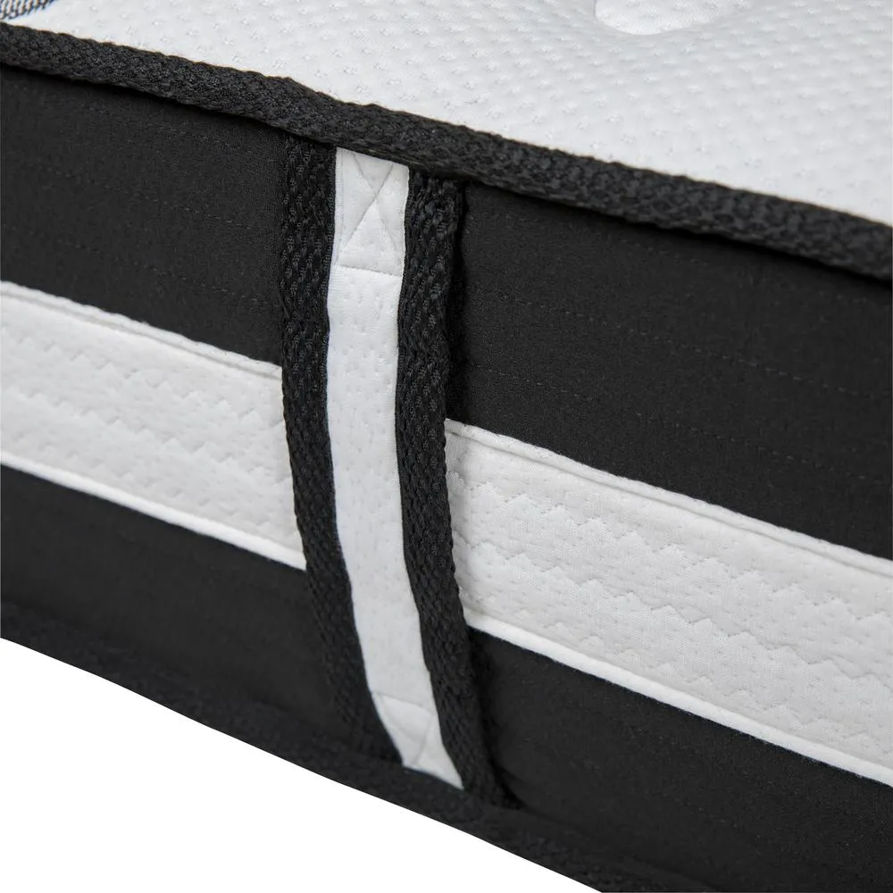 Full 12 Inch Foam Pocket Spring Mattress, 2 inch Gel Memory Foam Topper Bundle