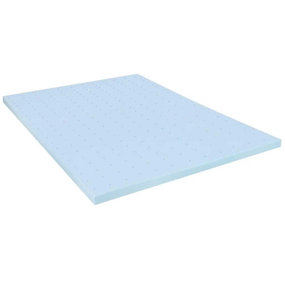 Full 12 Inch Foam Pocket Spring Mattress, 2 inch Gel Memory Foam Topper Bundle