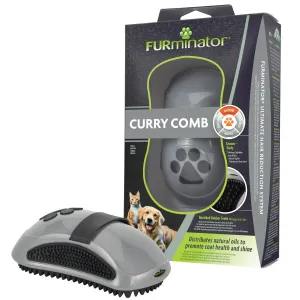 FURminator Dog/Cat Grooming Curry Comb Brush