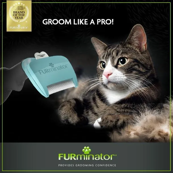 Furminator Long Hair Cat Brush Deshedding Tool