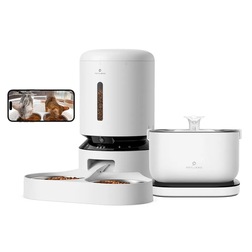 Granary Smart Camera Feeder & Fountain Bundle #2