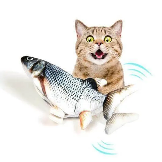Kiki Moving Fish Cat Toy