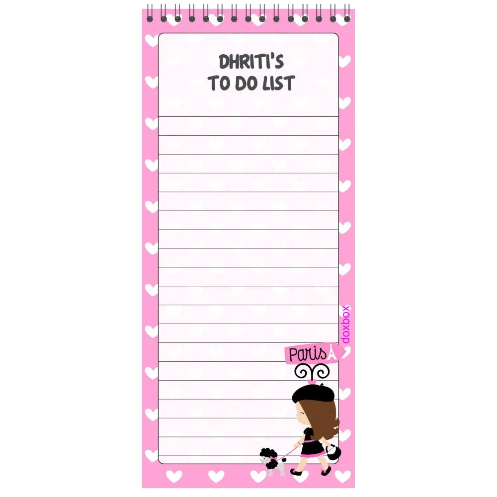 List Pads - Paris Dog