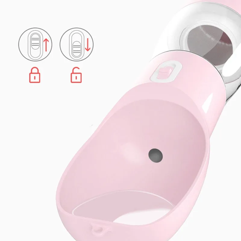 Nuopets Pet Water Bottle Portable Outdoor Travel Water feeder