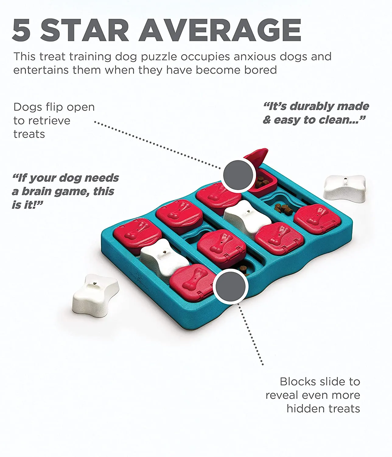 Outward Hound - Nina Ottosson puzzle - Dog Brick
