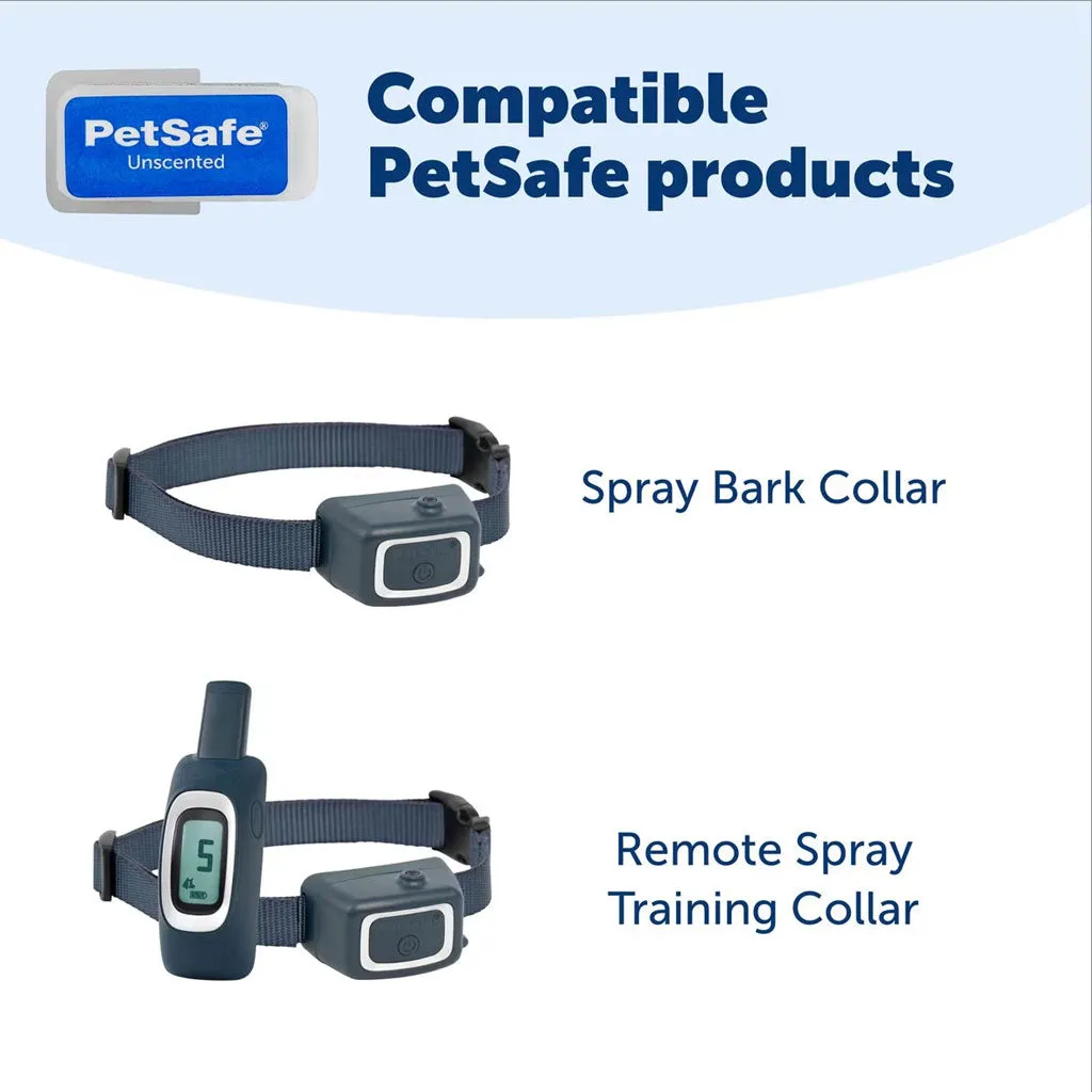 PetSafe Unscented Replacement Spray Cartridges for Spray Dog Bark & Training Collar, 3 count