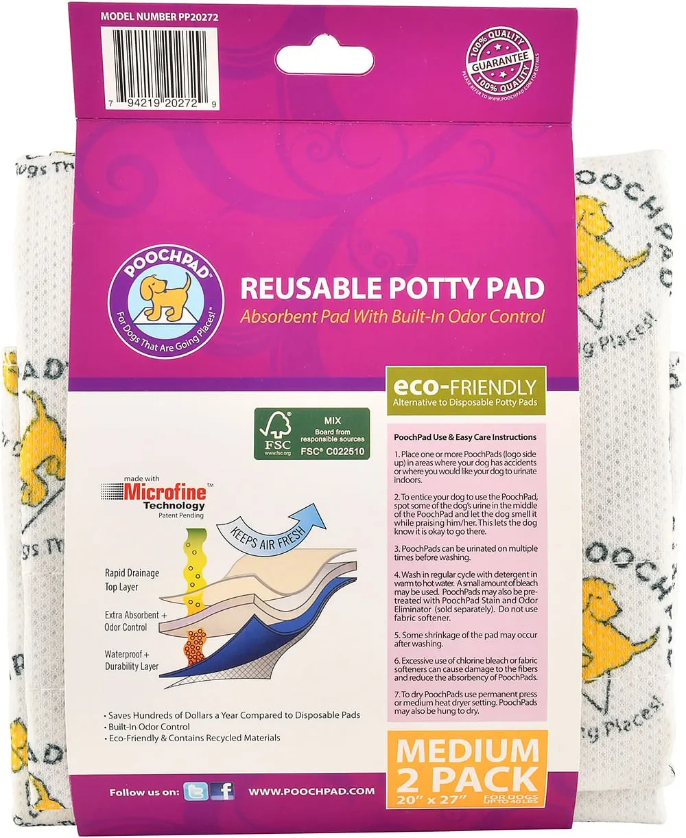 PoochPad - The Original Reusable Potty Pad