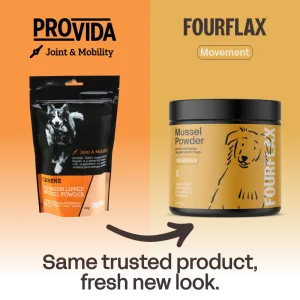 ProVida (Fourflax) Canine Mussel Powder - Joint Support for Dogs