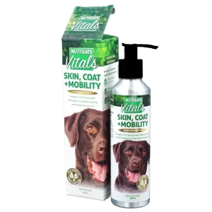 Skin, Coat & Mobility Oil Supplement for Dogs - 200ml Bottle