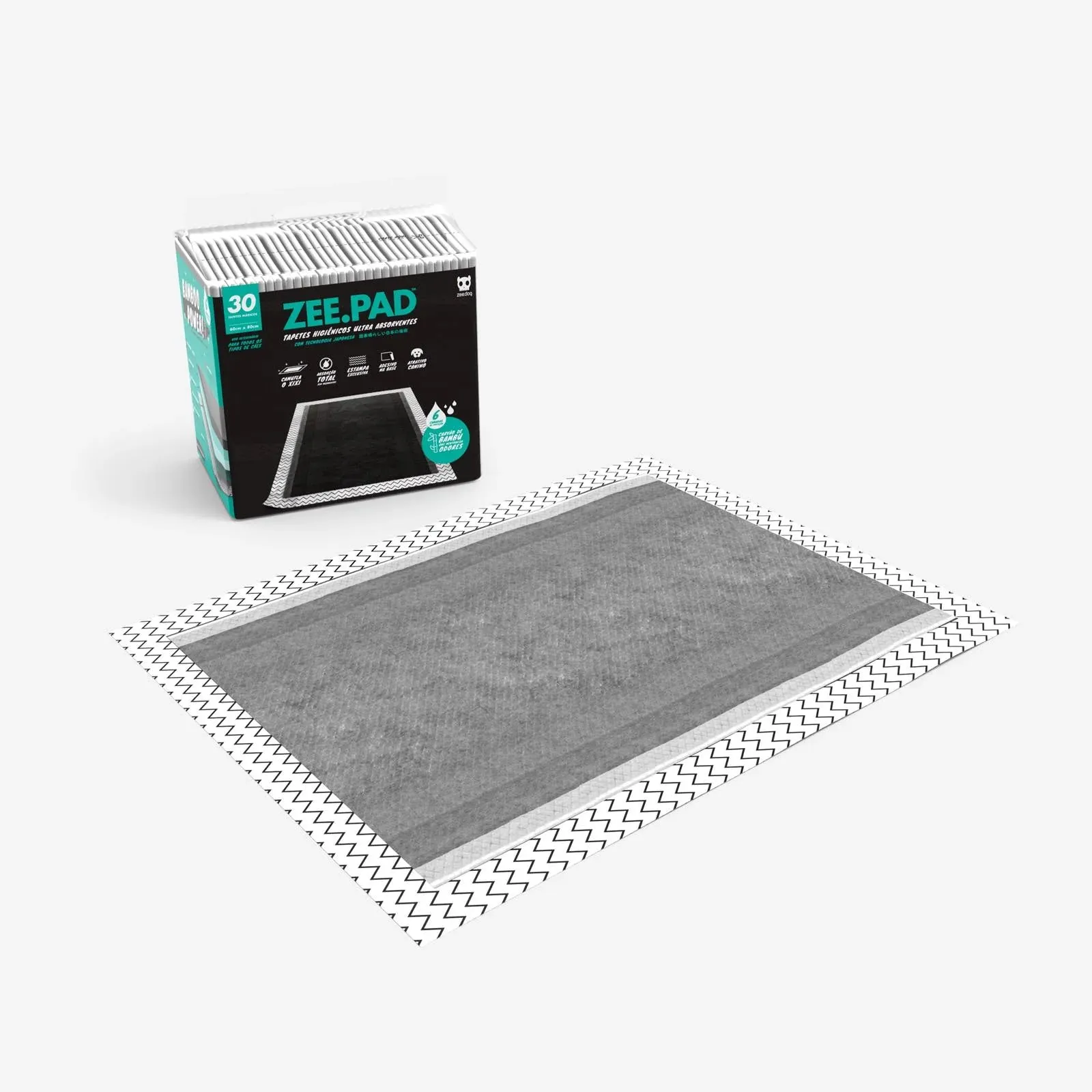 Zee.Pad Black Bamboo Dog Pads